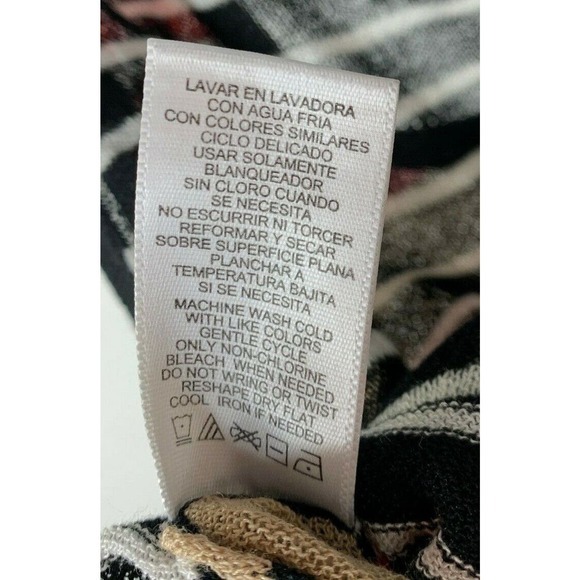 Peter Som Design Nation Womens‎ Size S Tank Top Stripe Sheer Multicolor - Picture 5 of 5